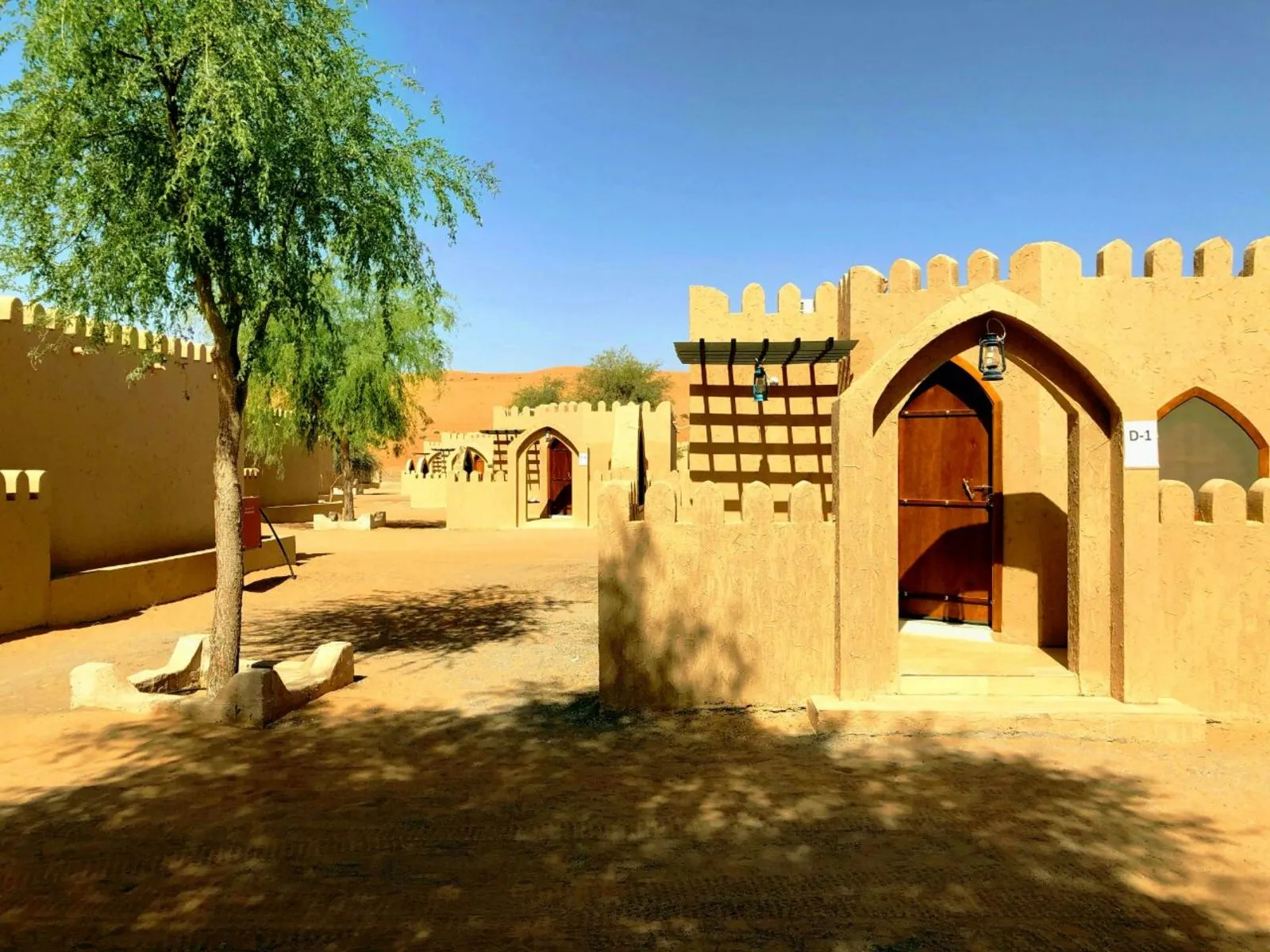 Bungalowhotel im Oman